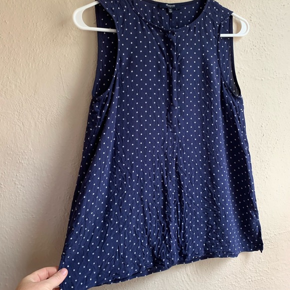 Madewell sleeveless shirt - Picture 1 of 3